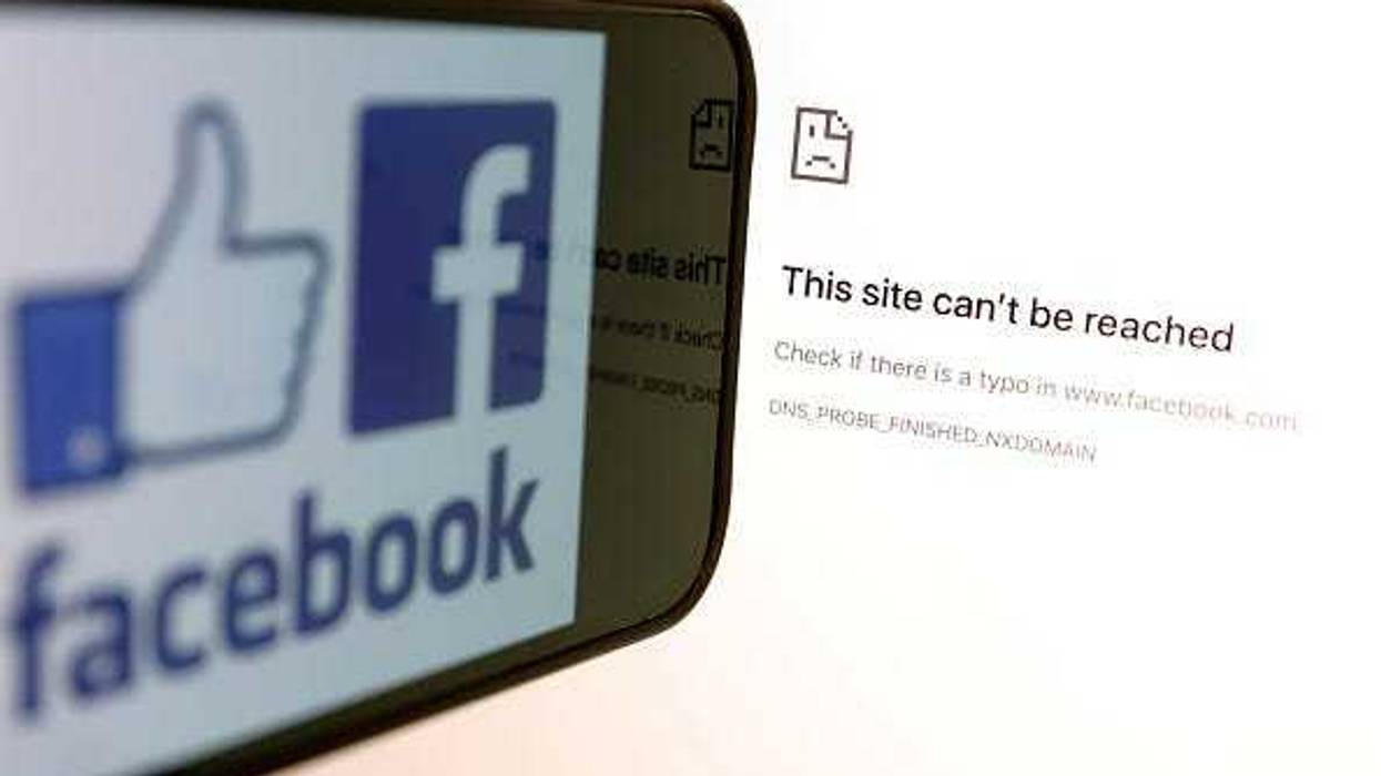 Facebook being down.