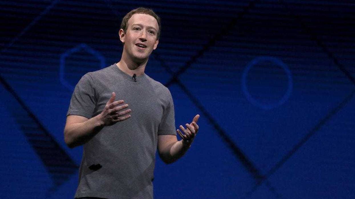 Facebook CEO Mark Zuckerberg delivers the keynote address at Facebook's F8 Developer Conference on April 18, 2017 at McEnery Convention Center in San Jose, California.