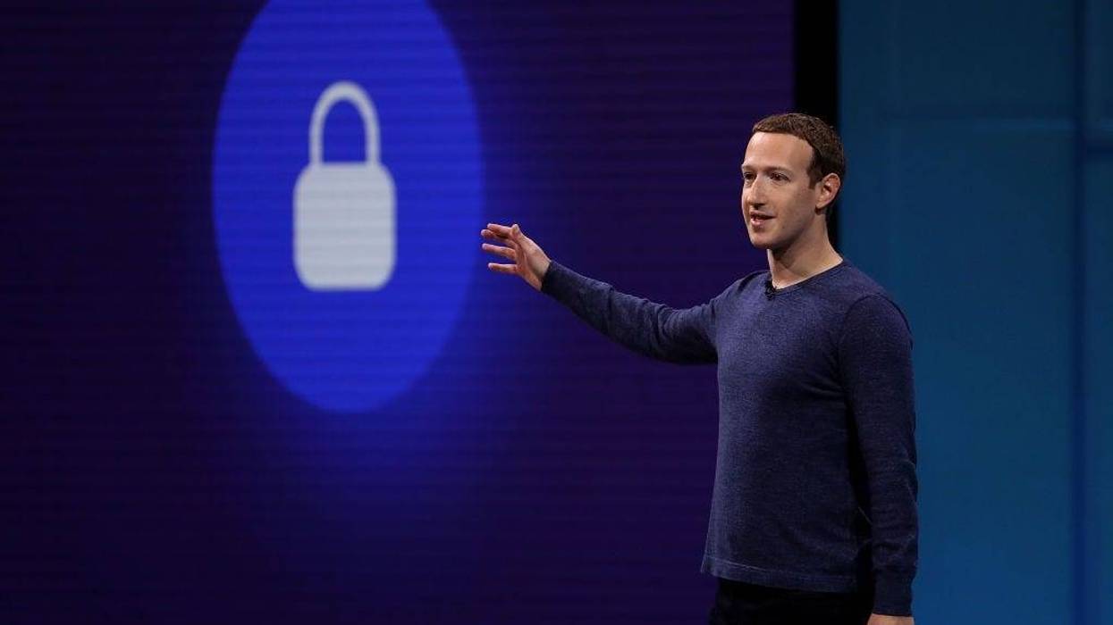 Facebook CEO Mark Zuckerberg speaks during the F8 Facebook Developers conference on May 1, 2018 in San Jose, California.