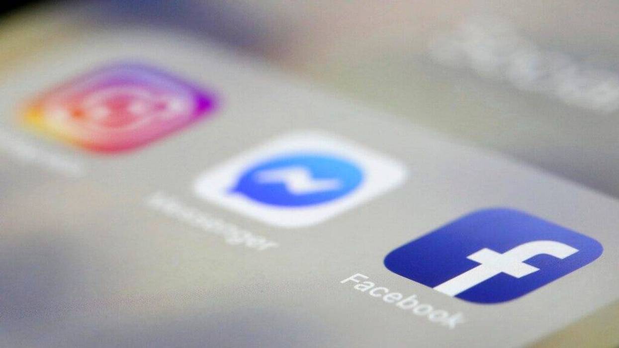 Facebook, Messenger and Instagram apps are are displayed on an iPhone on Wednesday, March 13, 2019, in New York