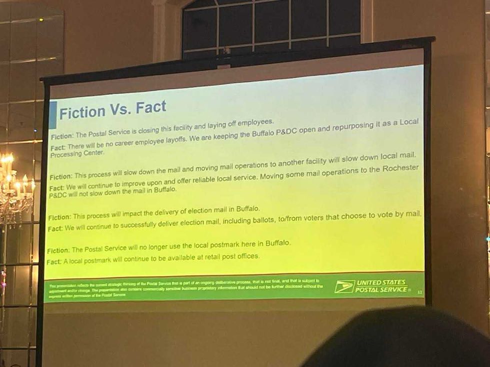 Fact vs. Fiction portion of USPS