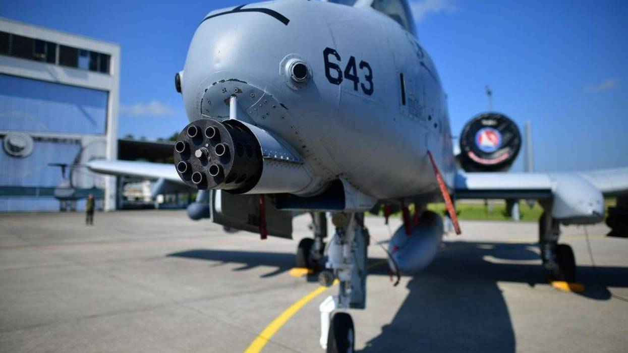 Fairchild A-10 Thunderbolt II aircraft, of the US AIr Force