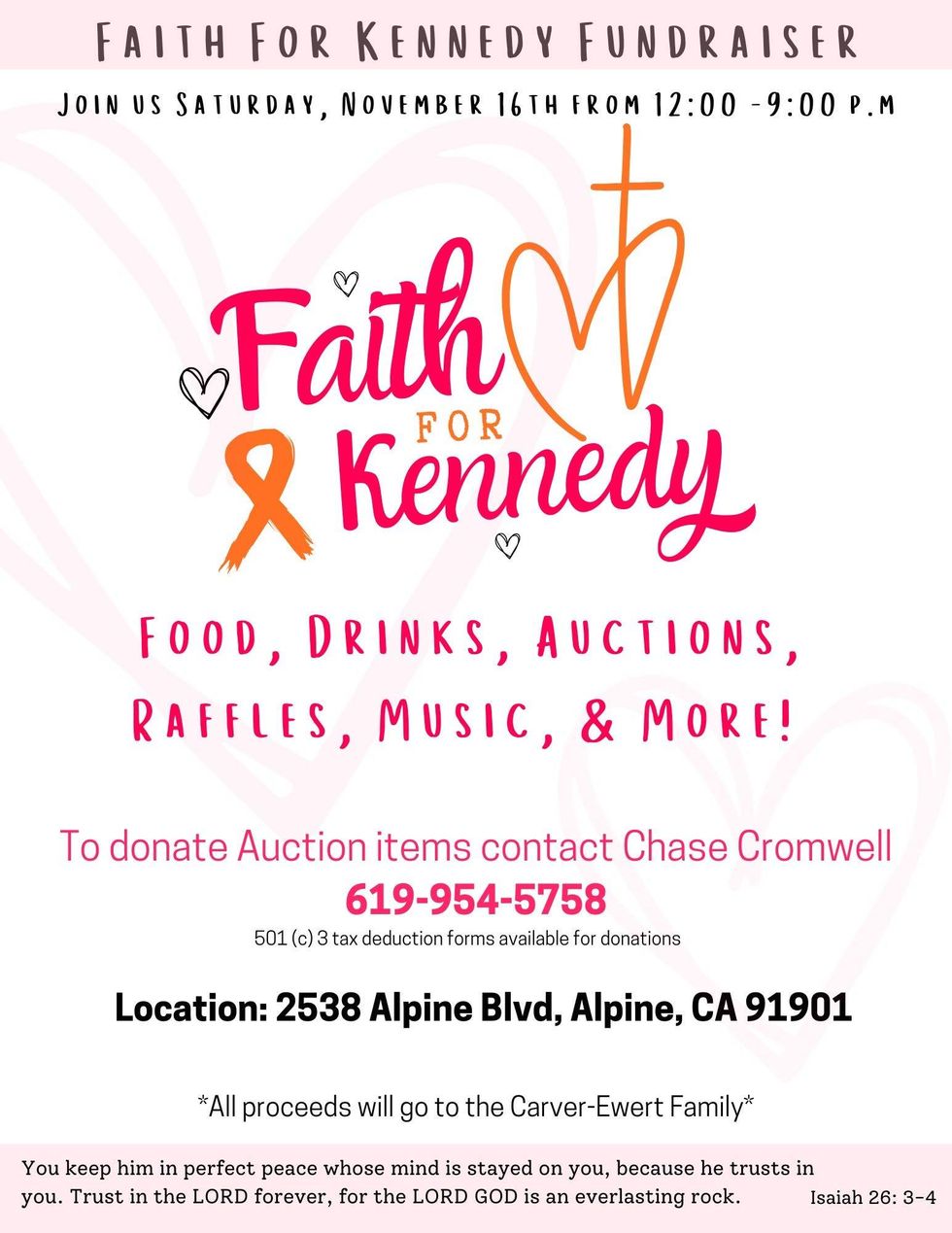 Faith for Kennedy