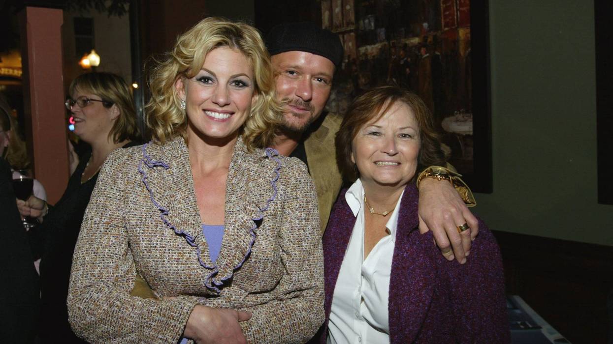 Faith Hill, Tim McGraw, and his mother