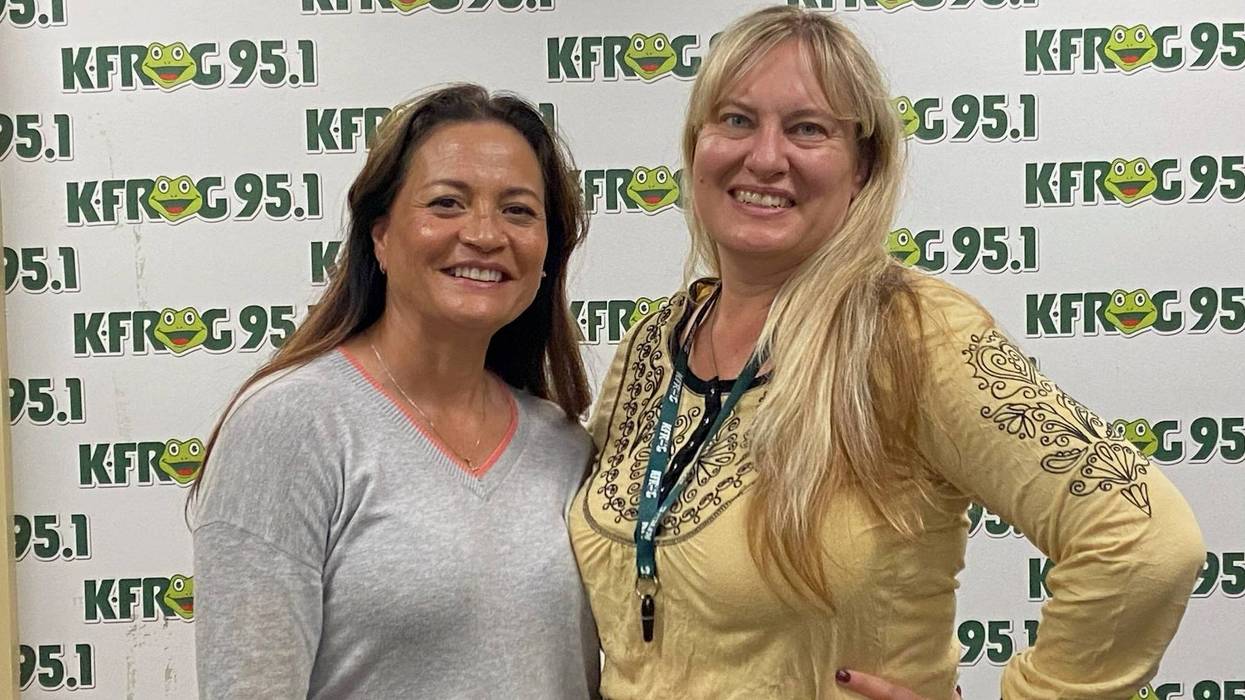 Faith In Motion's Irene Capen with K-Frog's Pepper