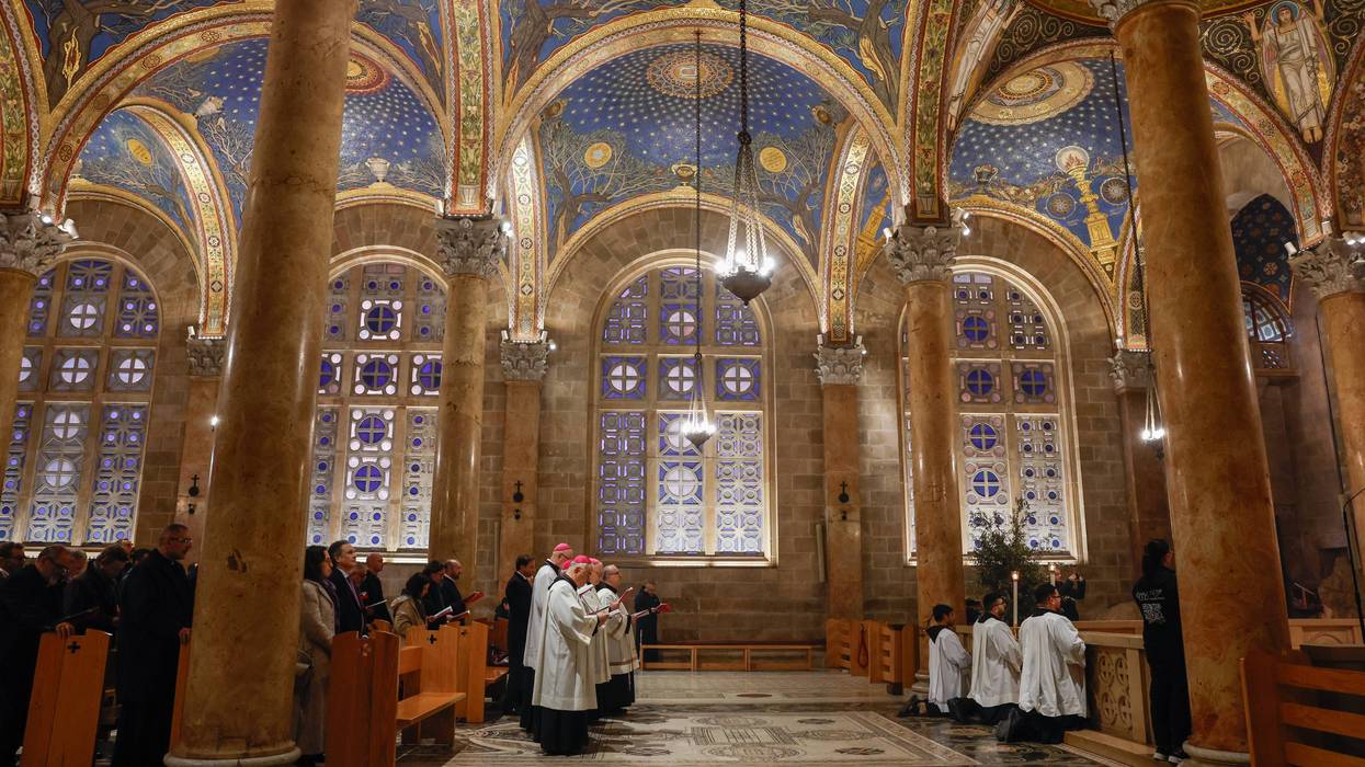 Israeli police prevent Catholic leaders from celebrating Palm Sunday Mass at Jerusalem church