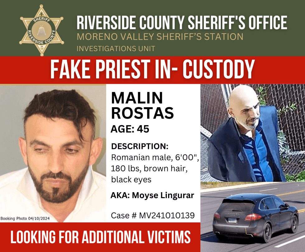 Fake Pries in custody