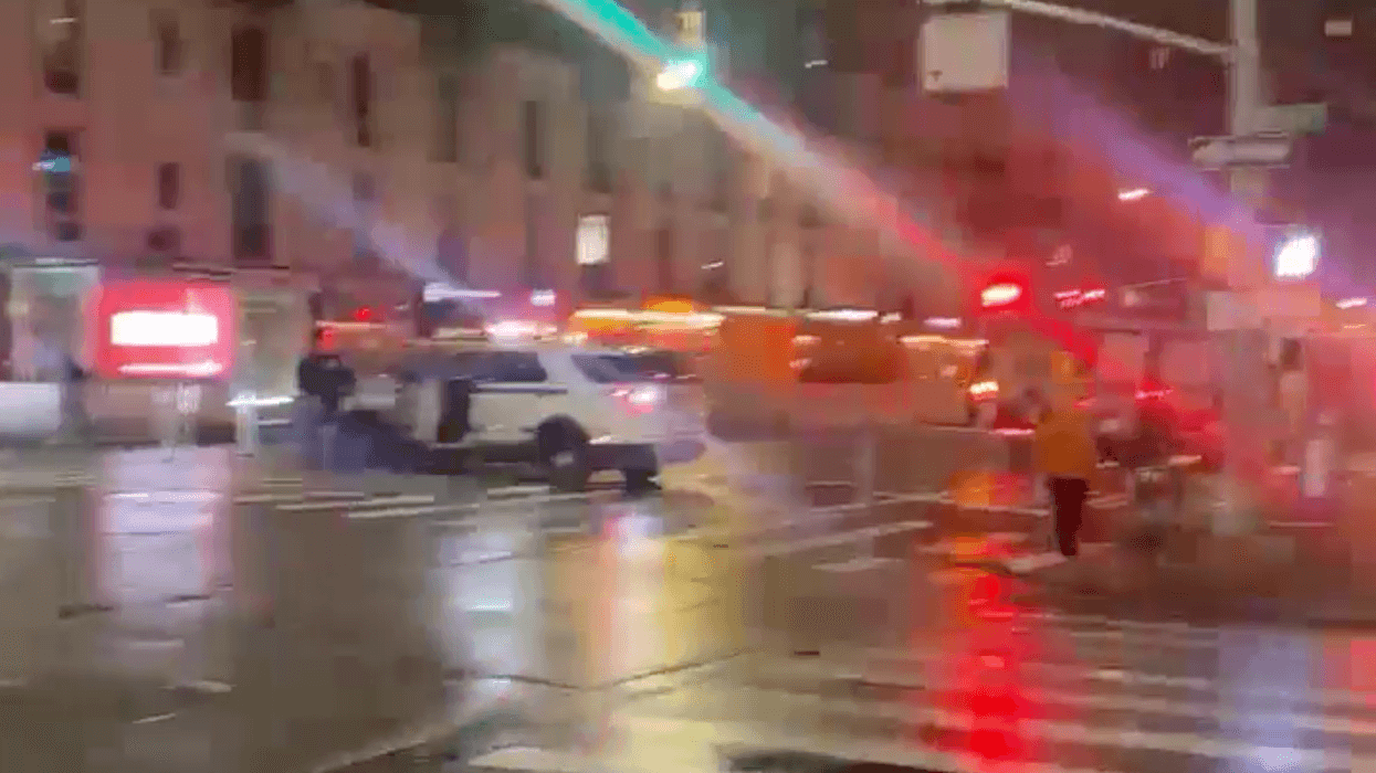 Falling debris Midtown