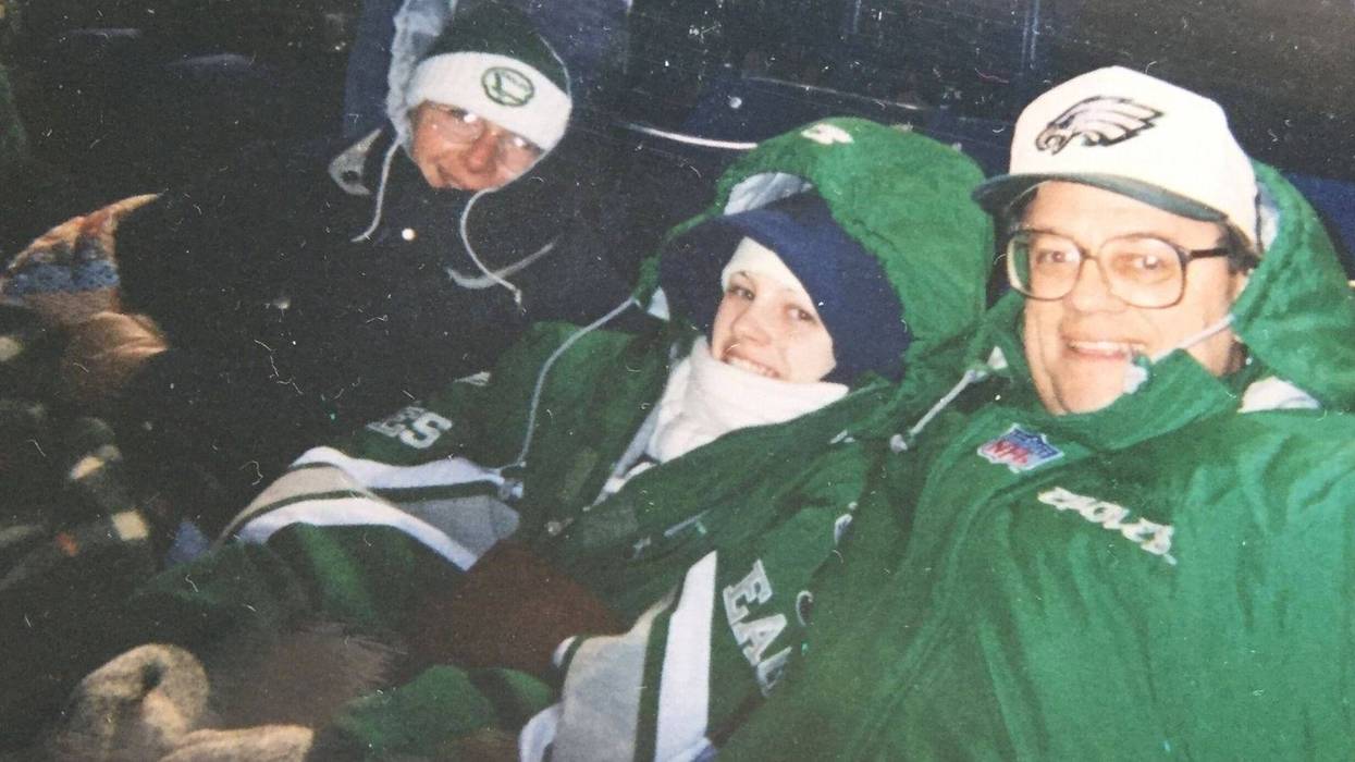 Family photo eagles fans