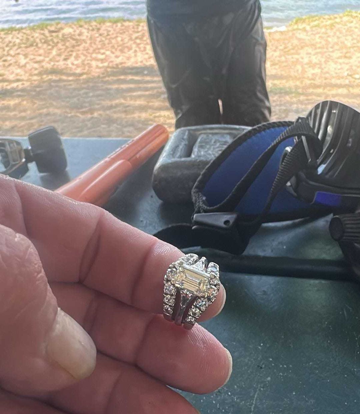 Family ring found by divers at PK Lake