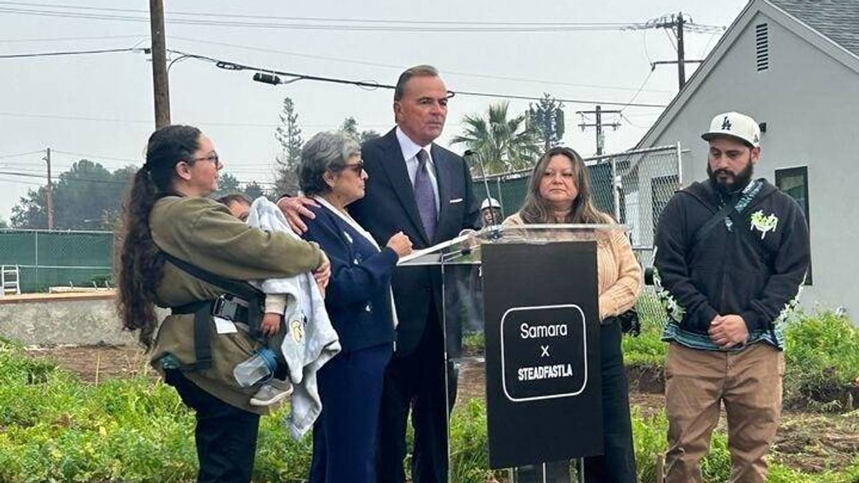 Family with Rick Caruso