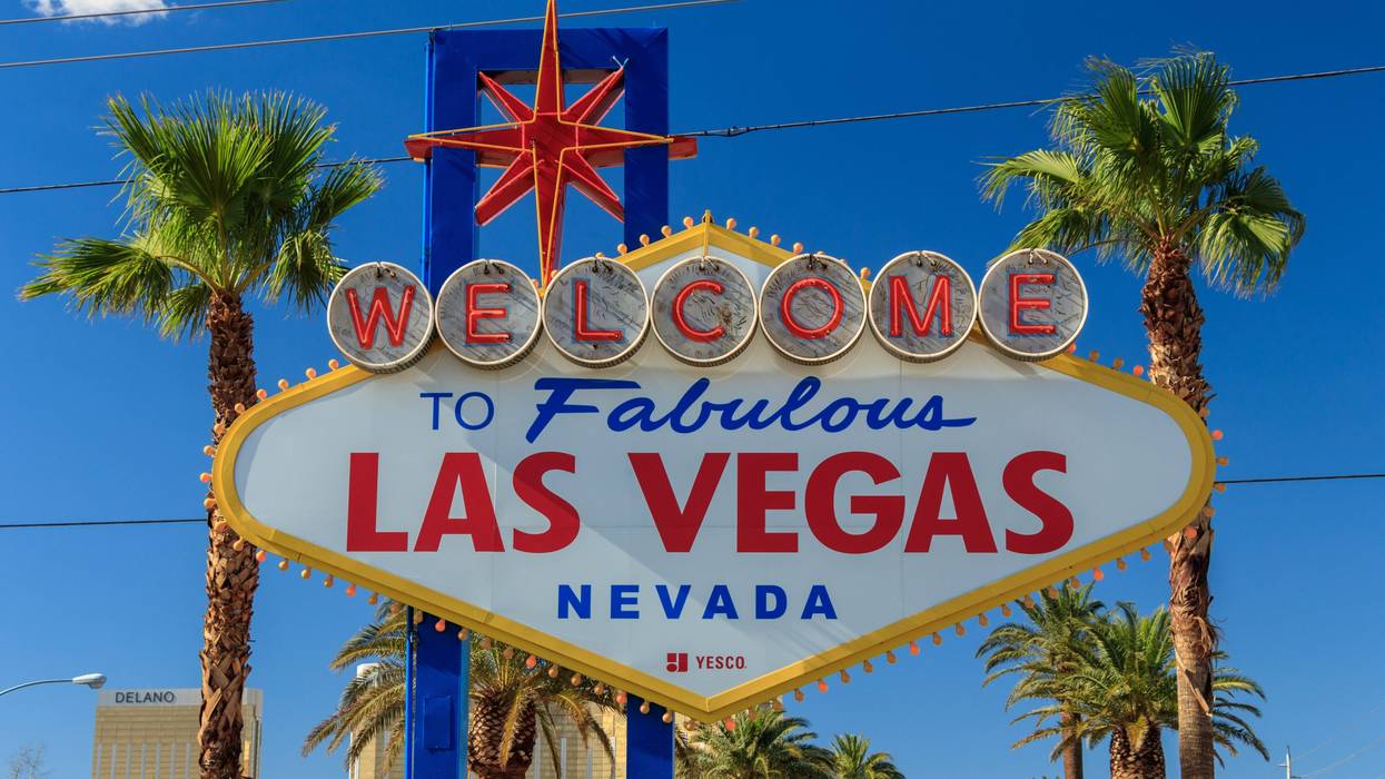 Famous Las Vegas sign.