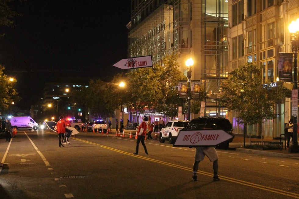 Fan Street Team Wizards Opening Night