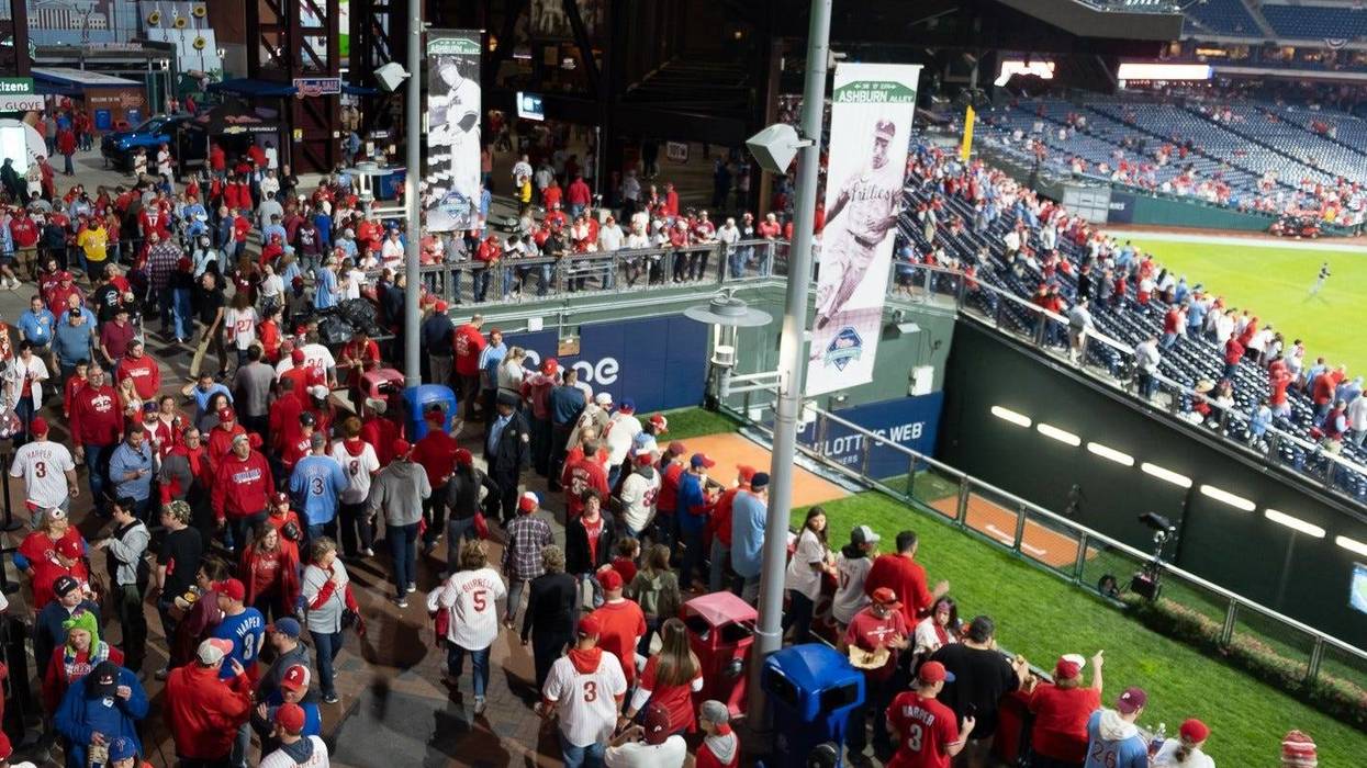 Fans at Citizens Bank Park