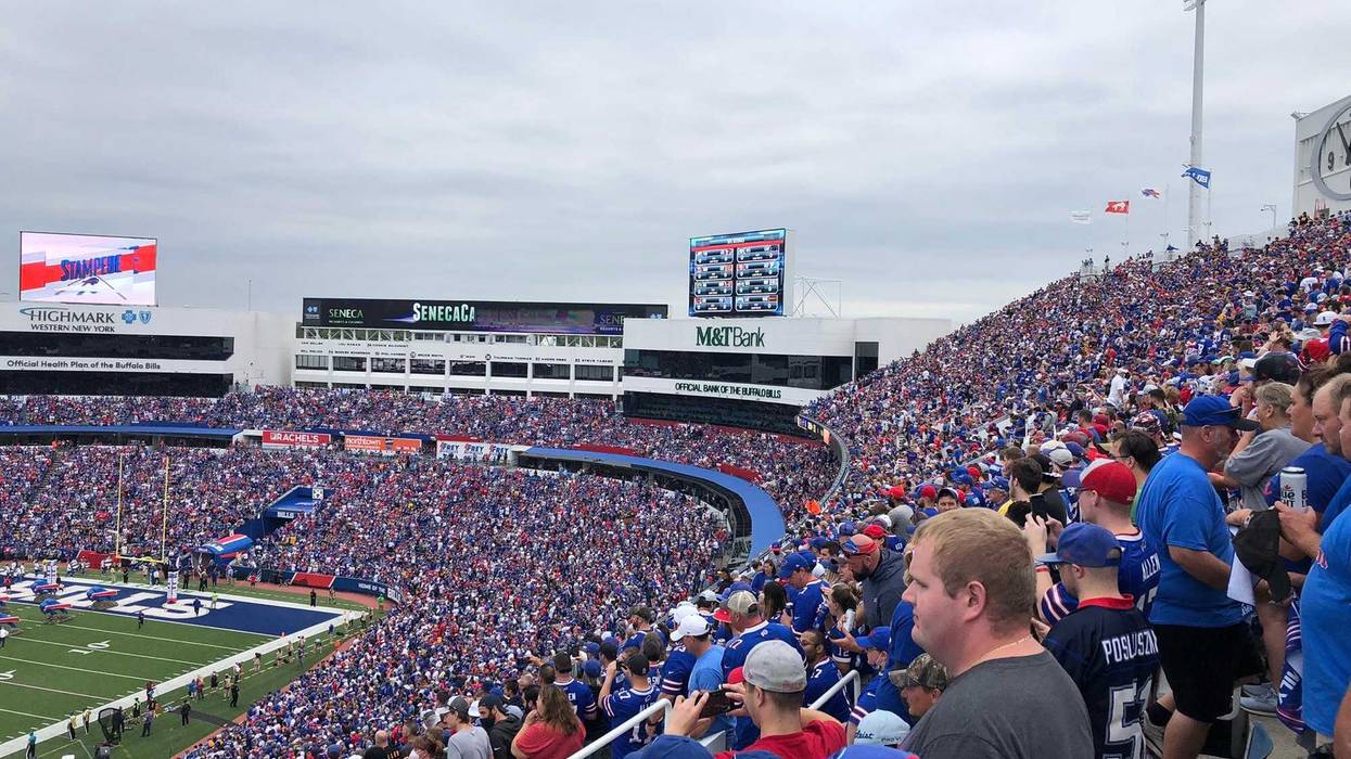 Fans at Highmark Stadium for the Bills home opener. September 12, 2021