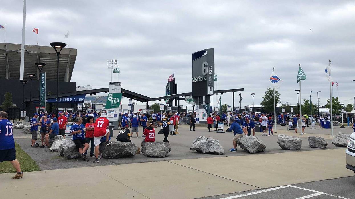 Fans enter Highmark Stadium for the 2021 home opener. September 12, 2021
