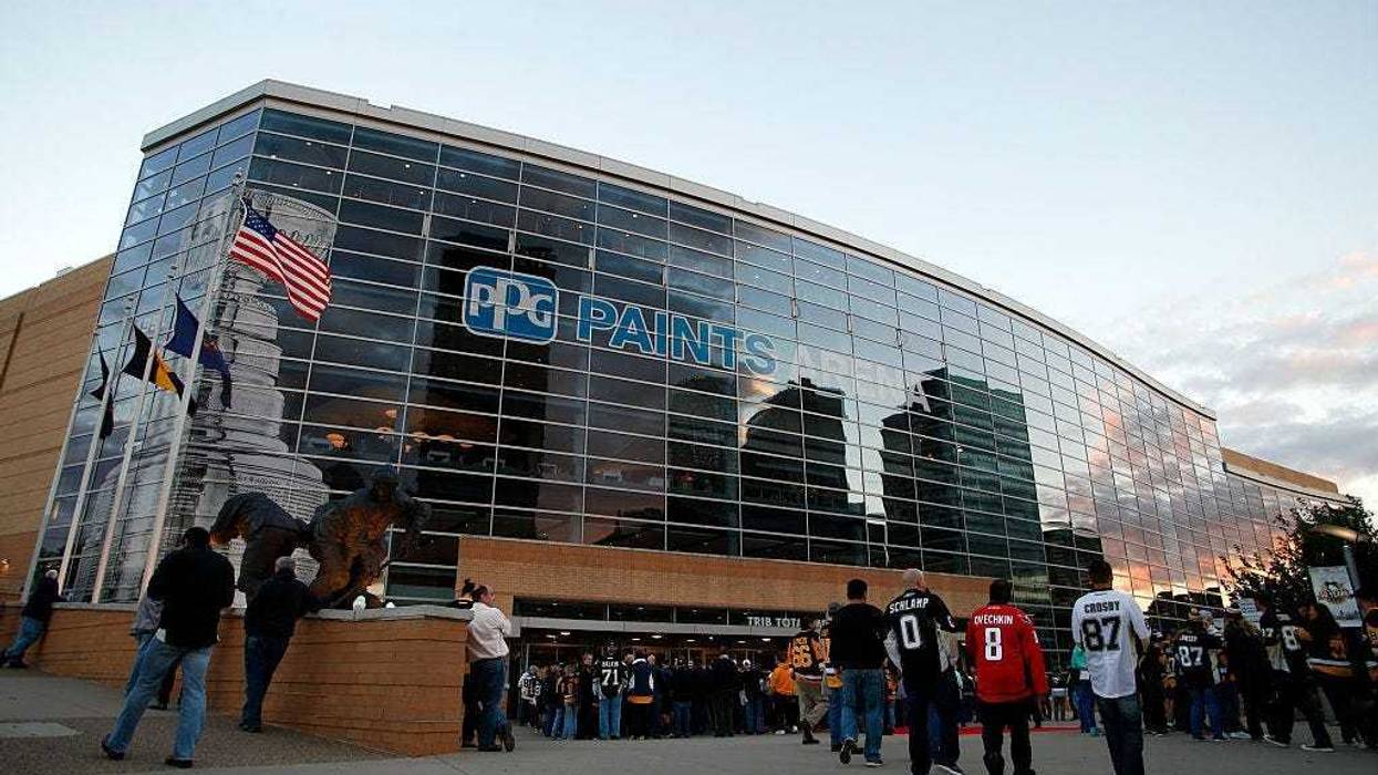 Fans enter PPG Paints Arena