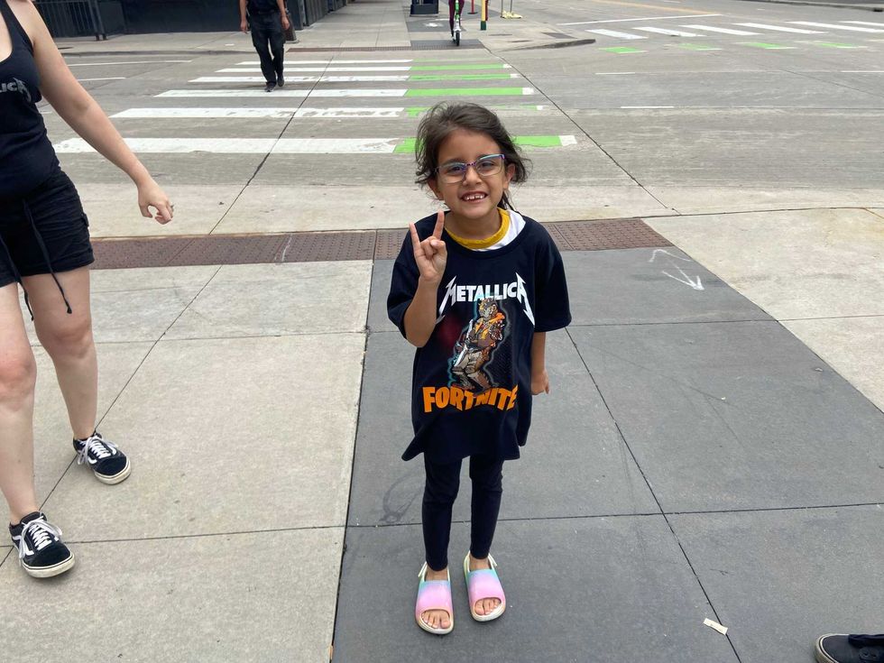 Fans of all ages are already fired up for the Metallica weekend downtown.