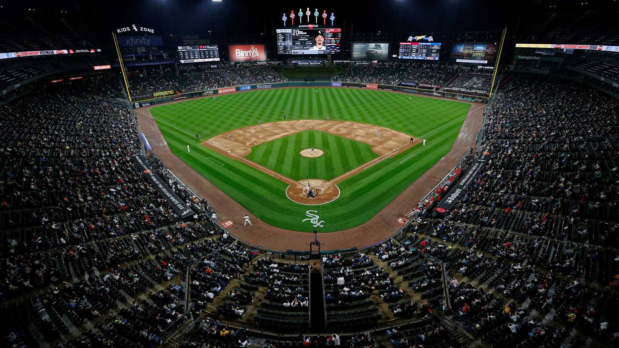 Fans watch a baseball game between the Chicago White Sox and Los Angeles Angels during the second inning at Guaranteed Rate Field on Sept. 24, 2024, in Chicago.