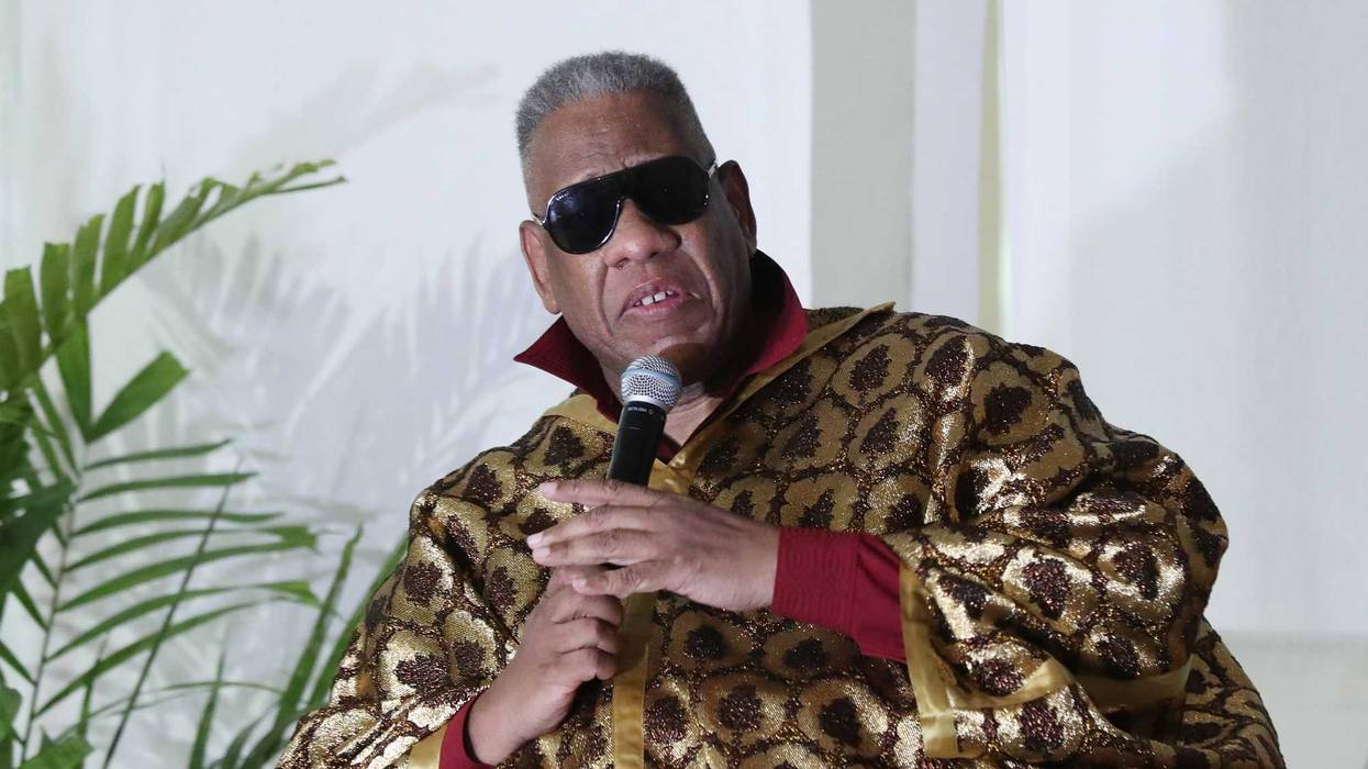 Fashion journalist André Leon Talley attends Arise Fashion Week on April 20, 2019 in Lagos, Nigeria.