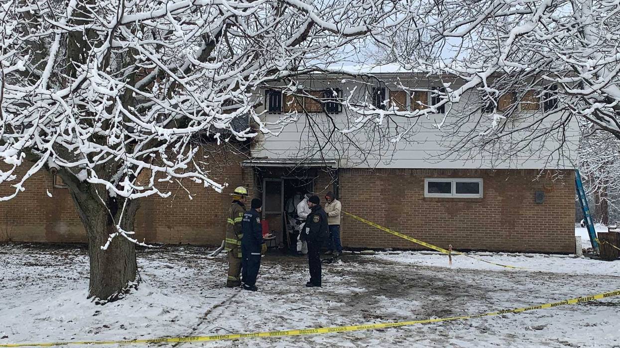 Fatal fire in the town of Hamburg early Monday morning