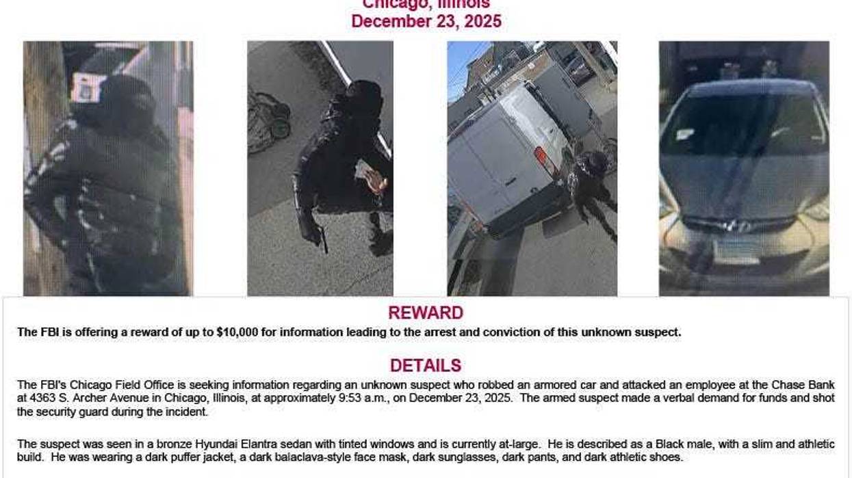 FBI provided poster of wanted suspect