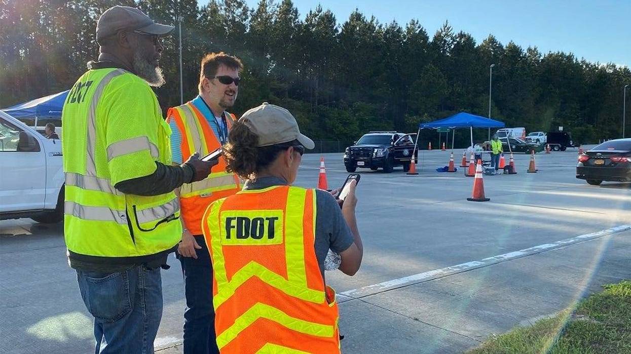 FDOT and FHP checkpoint on I-10 near Alabama border