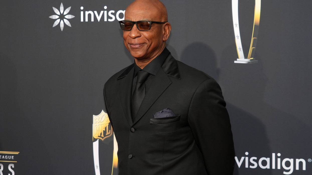 Feb 8, 2024; Las Vegas, NV, USA; Eric Dickerson on the red carpet before the NFL Honors show at Resorts World Theatre.