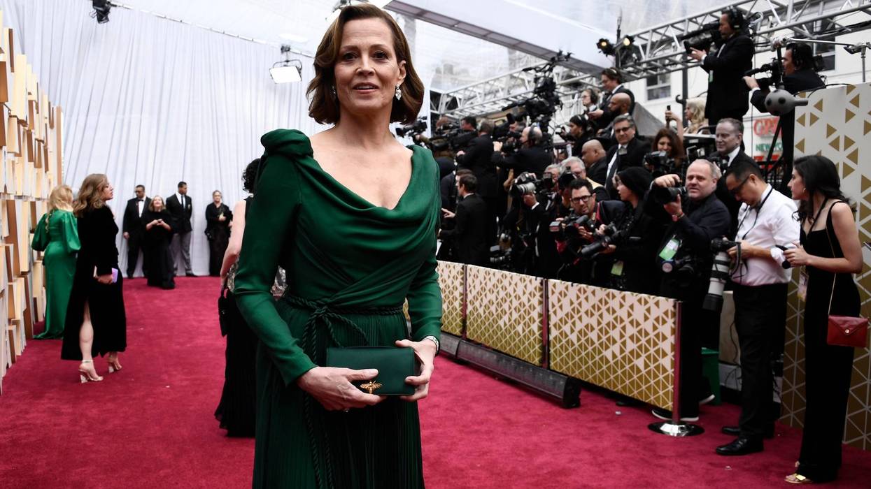Feb 9, 2020; Los Angeles, CA, USA; Sigourney Weaver arrives at the 92nd Academy Awards at Dolby Theatre.