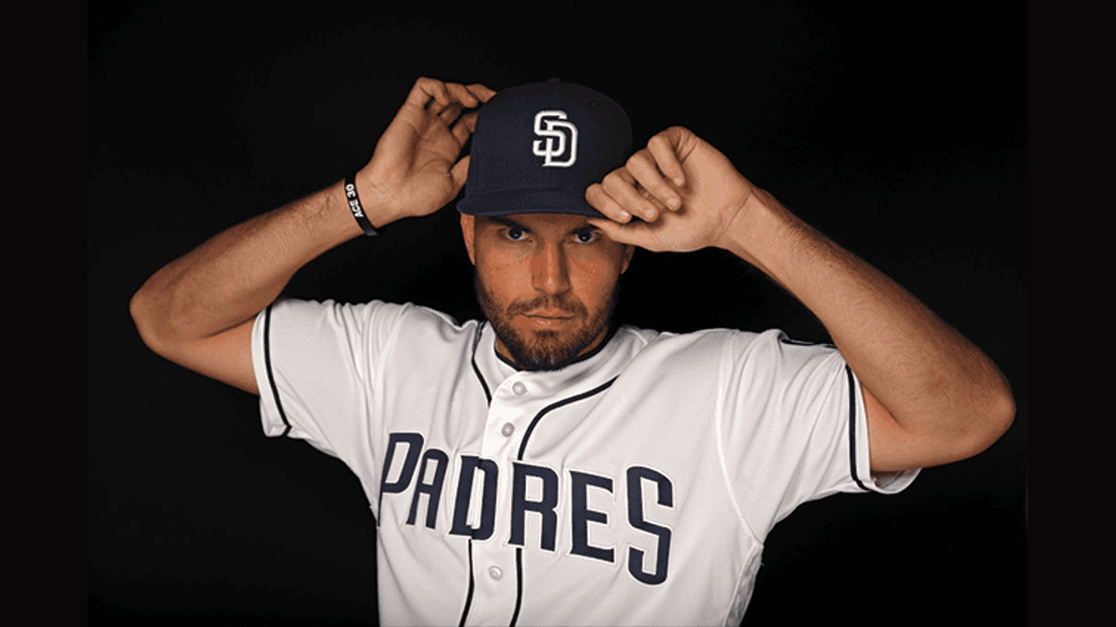 FEBRUARY 21: Eric Hosmer #30 of the San Diego Padres poses on photo day during MLB Spring Training at Peoria Sports Complex on February 21, 2018 in Peoria, Arizona. (Photo by Patrick Smith/Getty Images)