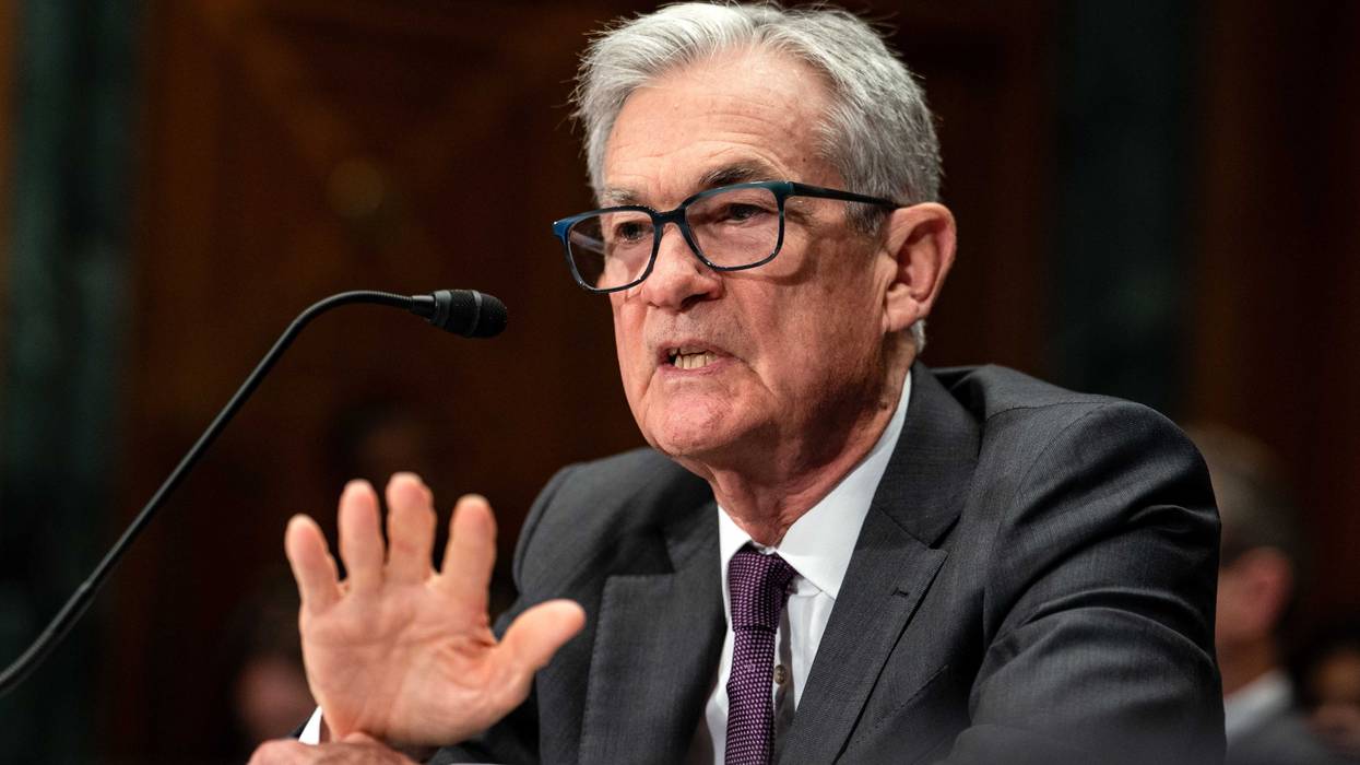 Fed Chair Jerome Powell testifies before the Senate Committee on Banking, Housing, and Urban Affairs during a hearing to "examine the Semiannual Monetary Policy Report to the Congress" on Capitol Hill on June 25, 2025 in Washington, DC.