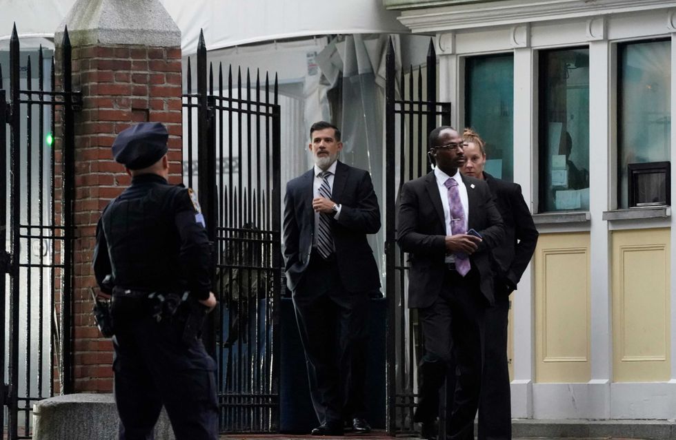 Federal agents search Gracie Mansion, the official residence of the mayor of New York City, on September 26, 2024