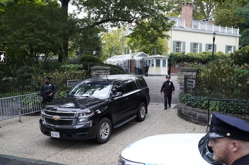 Federal agents search Gracie Mansion, the official residence of the mayor of New York City, on September 26, 2024