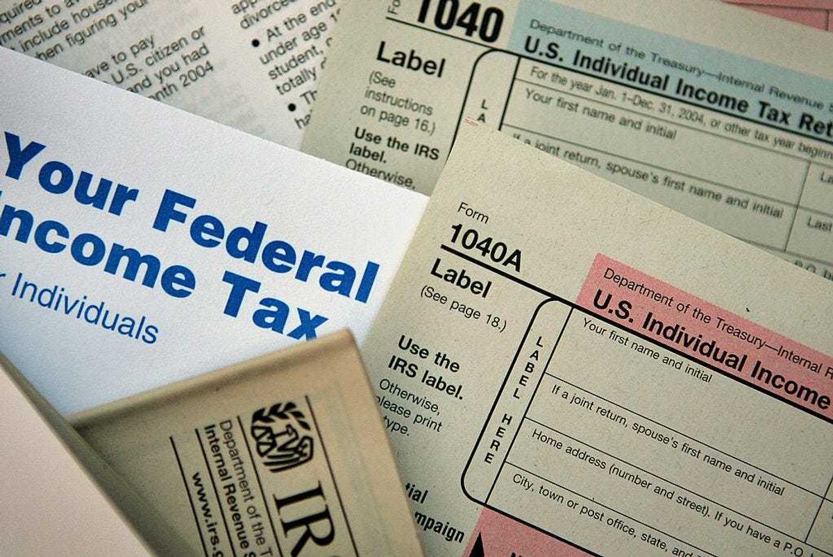 Federal tax forms.
