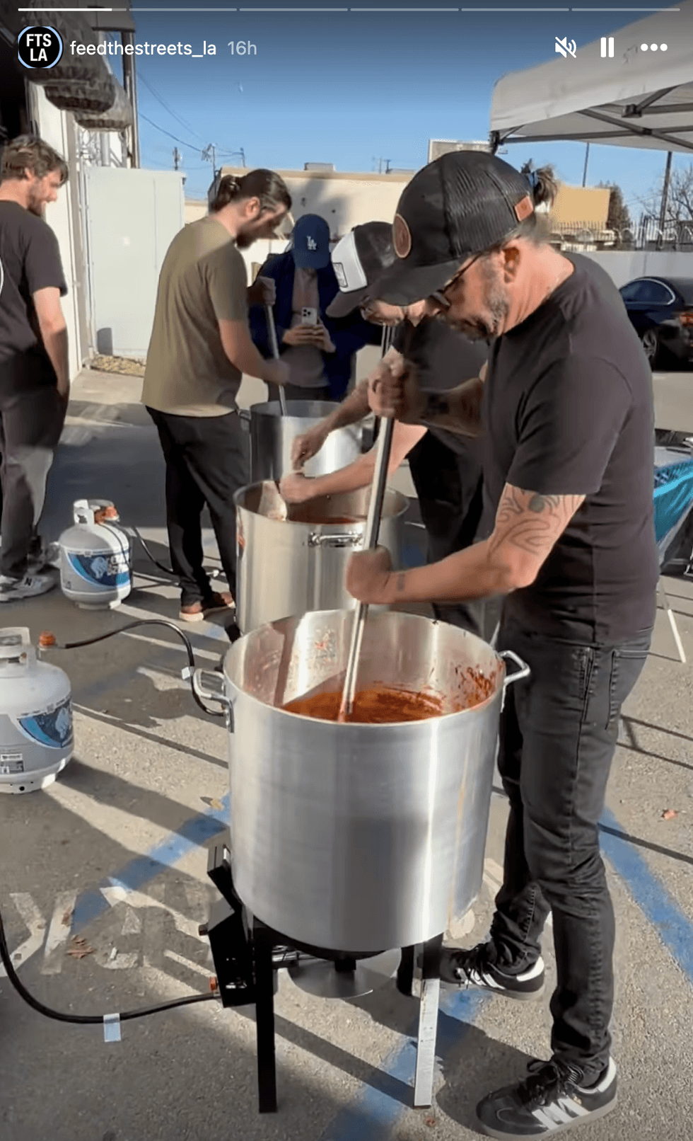 Feed The Streets Los Angeles Instagram with Dave Grohl