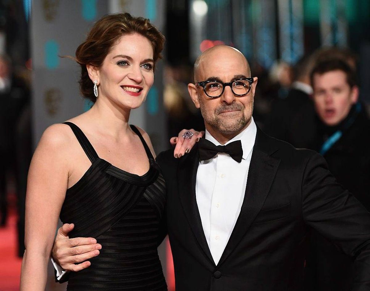 Felicity Blunt and Stanley Tucci