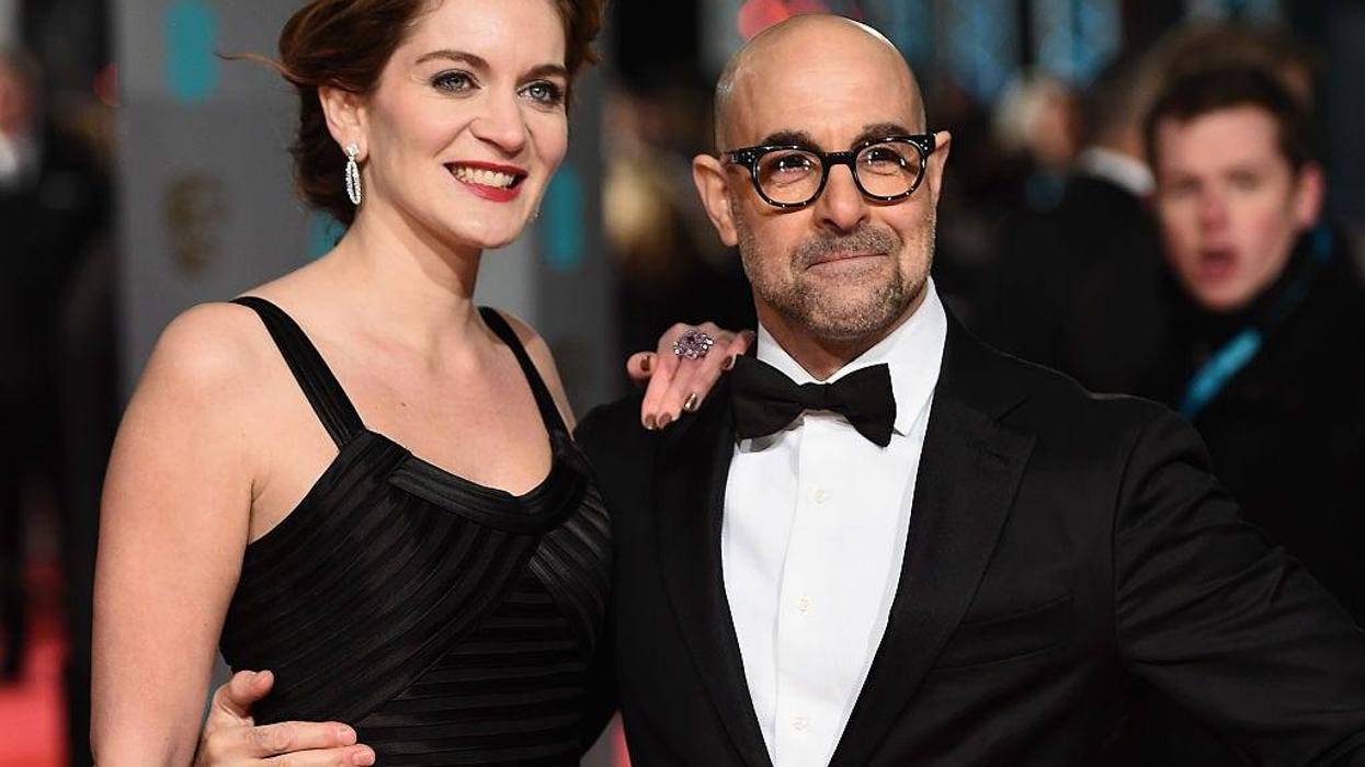 Felicity Blunt and Stanley Tucci