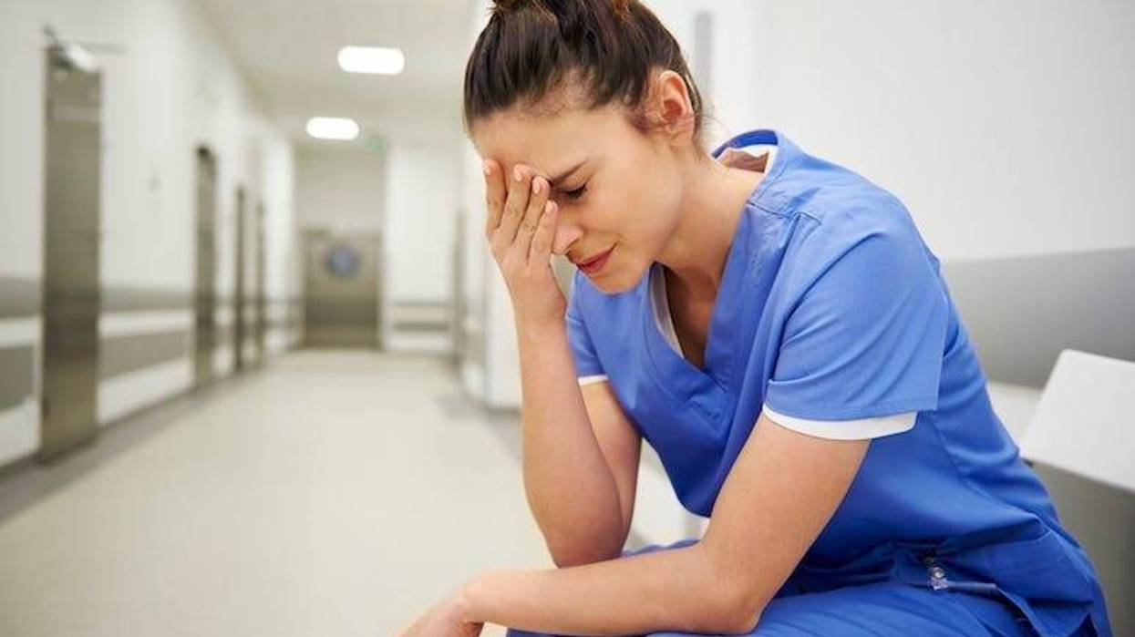Female, Nurse, Hospital, Headache