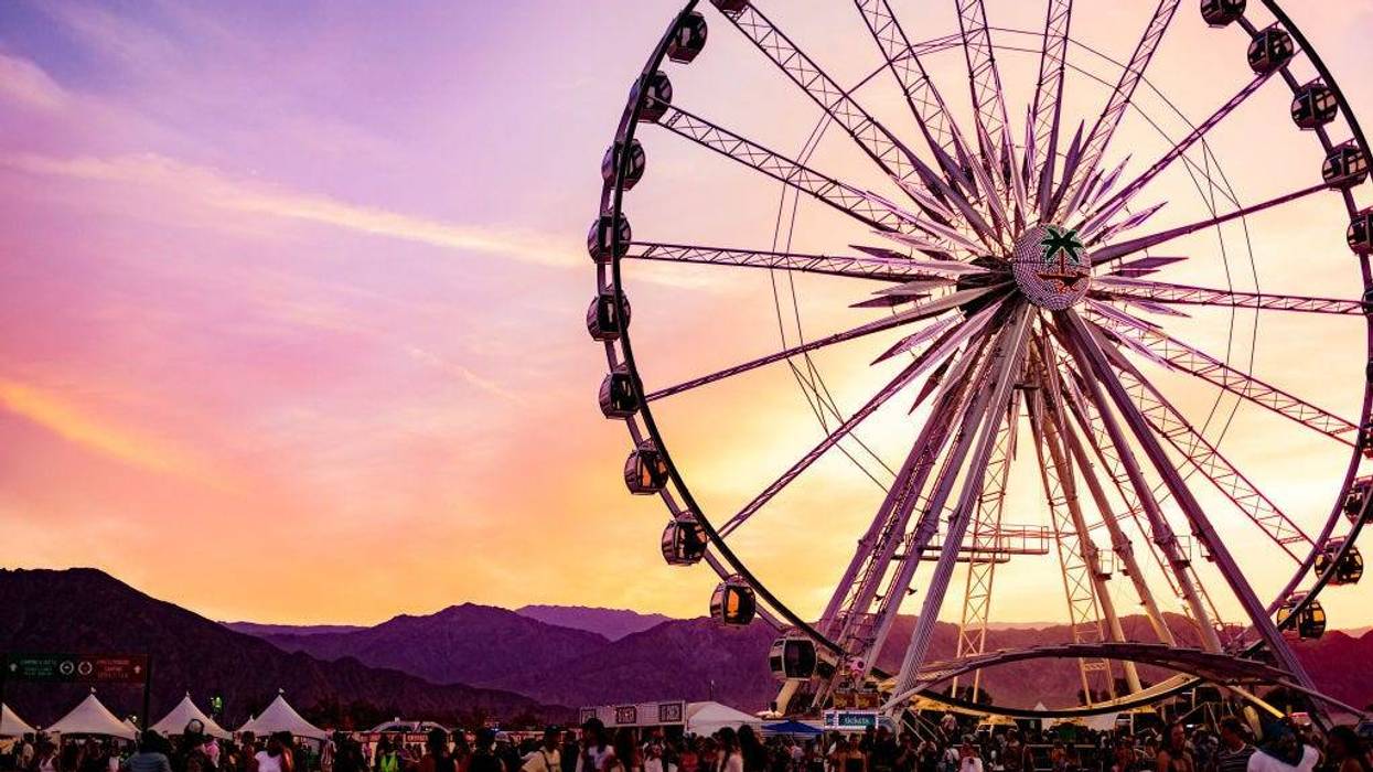 Ferris wheel is seen during the 2023 Coachella Valley Music and Arts Festival on April 22, 2023 in Indio, California.