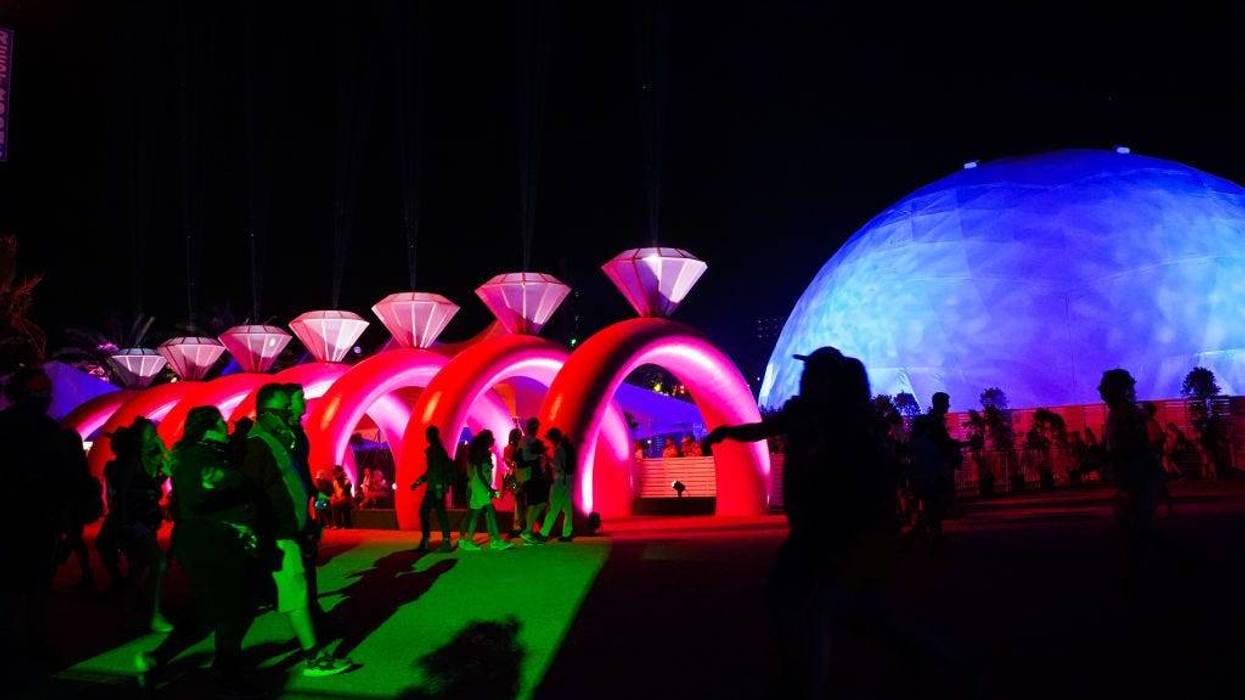 Festival atmosphere during the 2019 Coachella Valley Music And Arts Festival - Weekend 2 on April 21, 2019 in Indio, California. AEG Presents, which owns Coachella, announced Thursday it will require ticketholders and staff to be vaccinated against COVID-19 by Oct. 1.