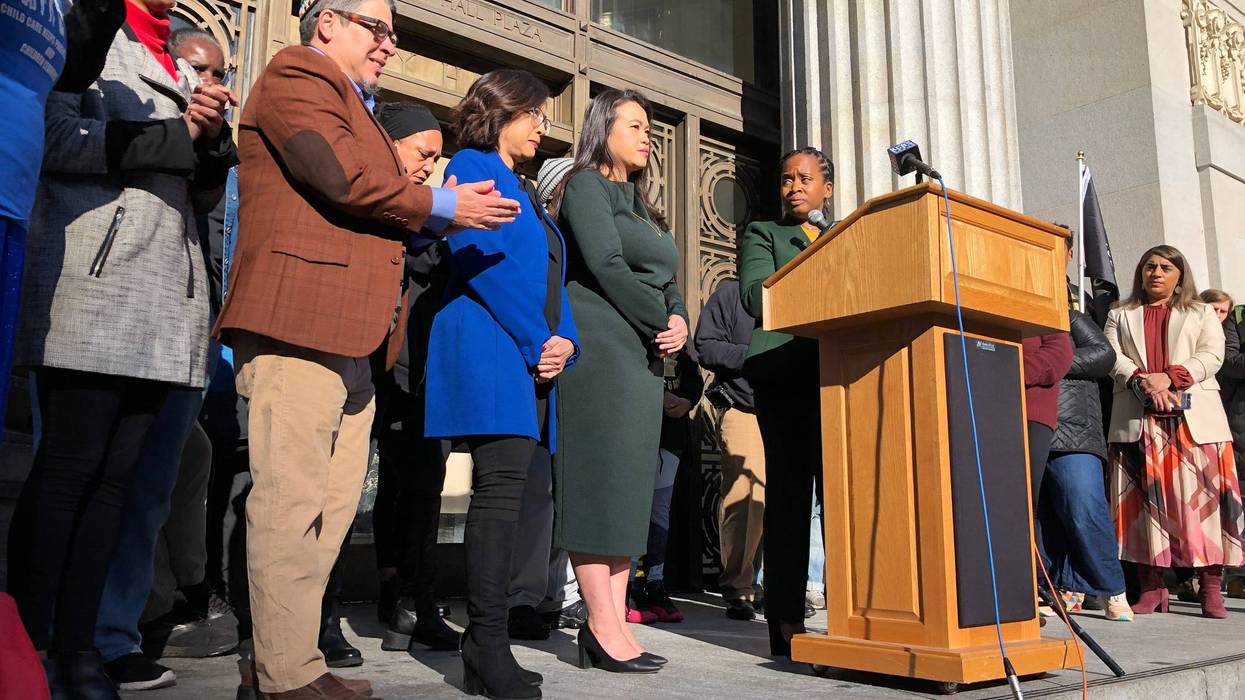 Fife held the press conference with several other women of color in politics.