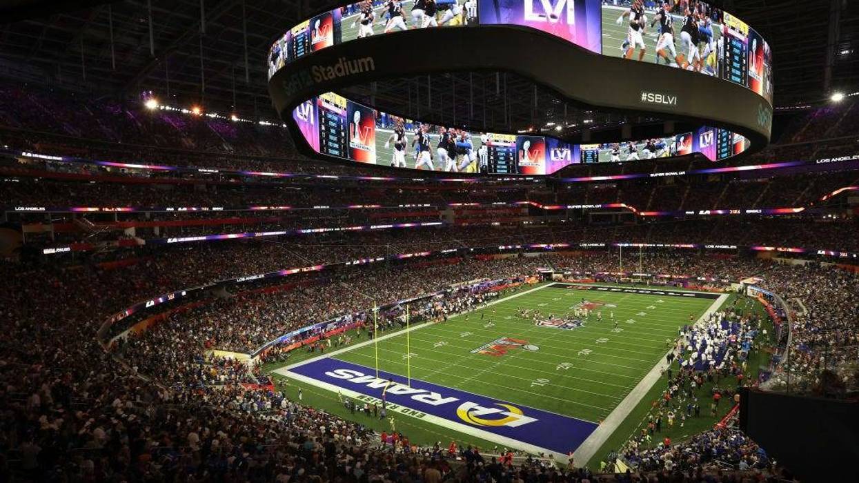 FILE - A general view of the action between the Cincinnati Bengals and the Los Angeles Rams during Super Bowl LVI at SoFi Stadium on Feb. 13, 2022 in Inglewood, Calif.a