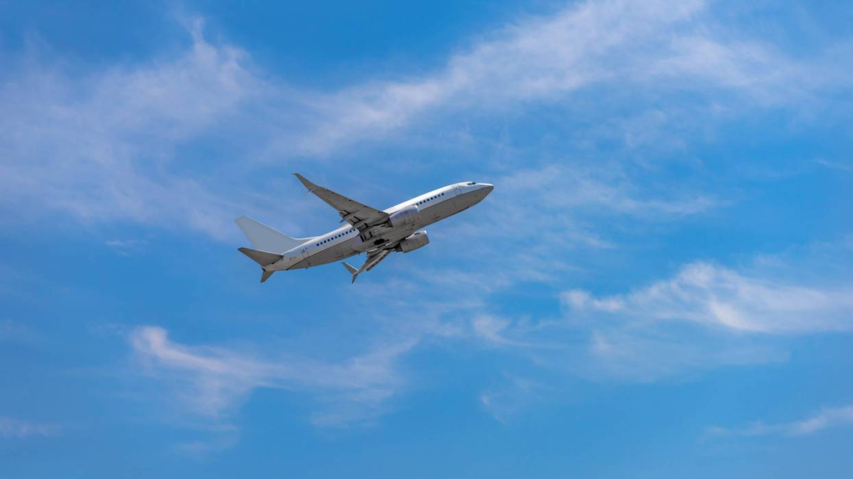 FILE: Airplane taking off.