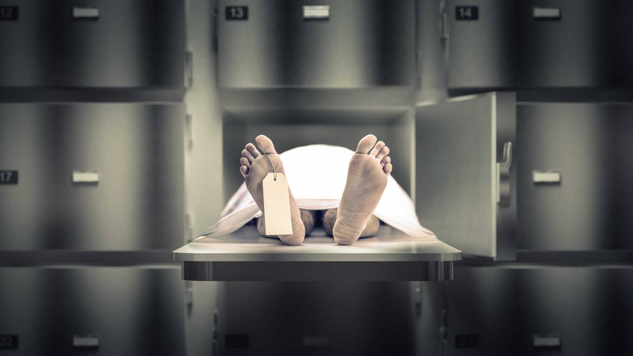 FILE: Body in a morgue.