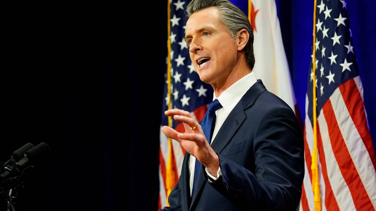 FILE -California Gov. Gavin Newsom delivers his annual State of the State address in Sacramento, Calif., Tuesday, March 8, 2022. Newsom will not deliver a State of the State address this year. Instead, he will tour the state to highlight his major policy proposals.
