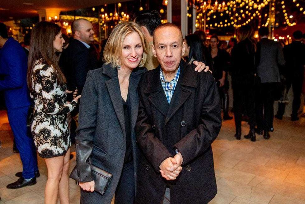 FILE - Dara Kravitz and Gilbert Gottfried attends the opening night party during the 2018 Tribeca Film Festival at Tavern On The Green on April 18, 2018 in New York City.