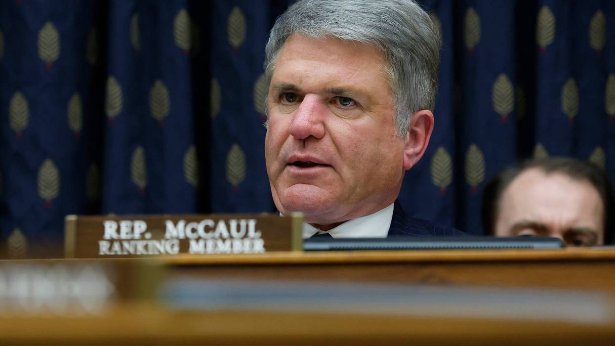 FILE: House Foreign Affairs Committee ranking member Rep. Mike McCaul (R-TX) in the Rayburn House Office Building on Capitol Hill on April 28, 2022, in Washington, DC.