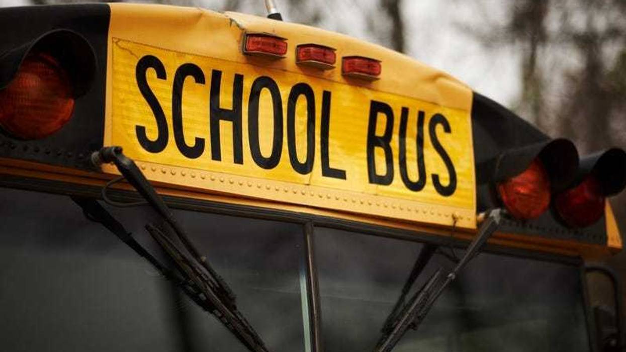 File image of a yellow school bus.