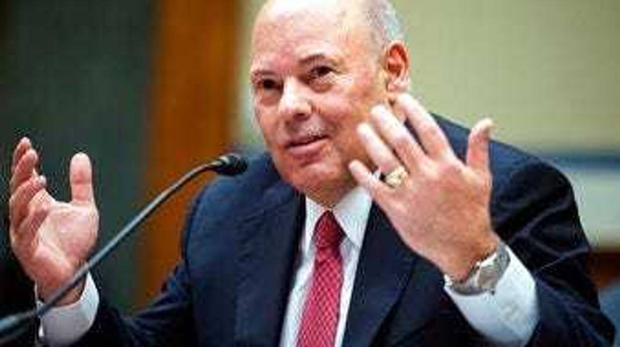 FILE - In this Aug. 24, 2020, file photo, Postmaster General Louis DeJoy testifies during a House Oversight and Reform Committee hearing on the Postal Service on Capitol Hill in Washington. (Tom Williams/Pool via AP)