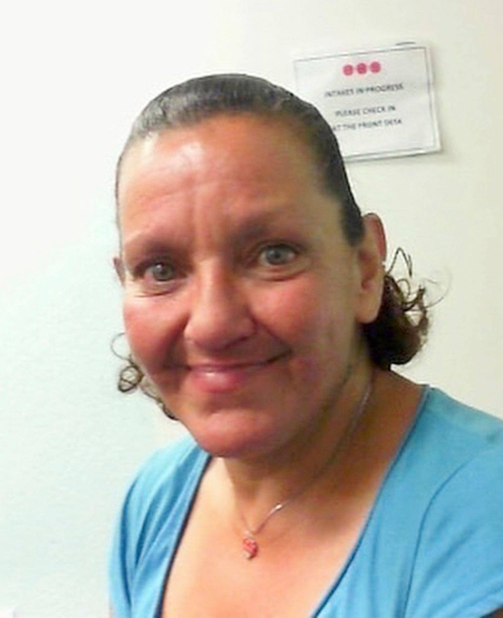 FILE - In this undated photo provided by the Sacramento Loaves & Fishes is Melinda Davis, 57, one of the people killed in the weekend mass shooting in California